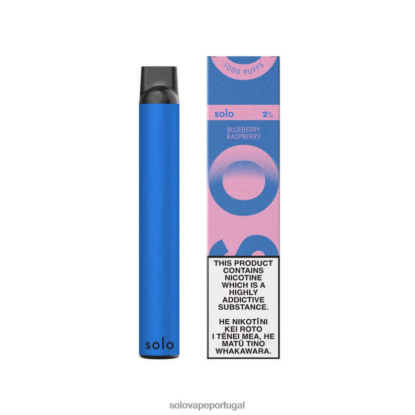 Solo coleção paraíso vape descartável framboesa mirtilo T8868Z19 - Solo Vape Pods