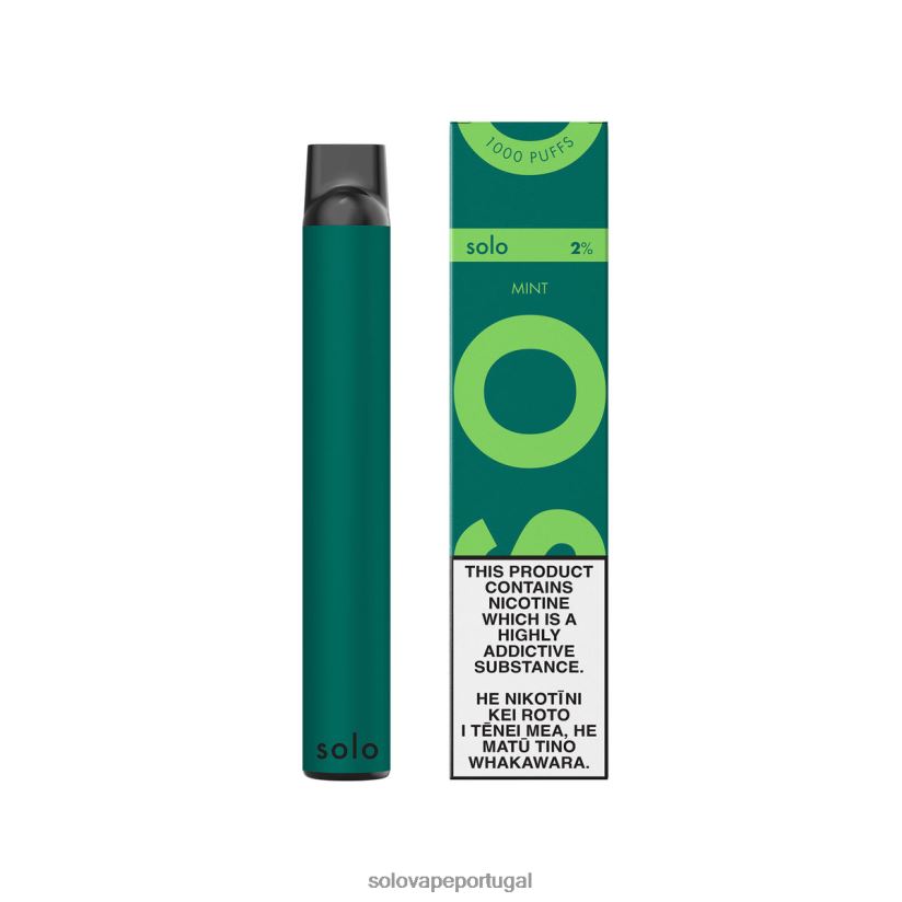 Solo vaporizador descartável hortelã T8868Z1 - Solo Vape Pods