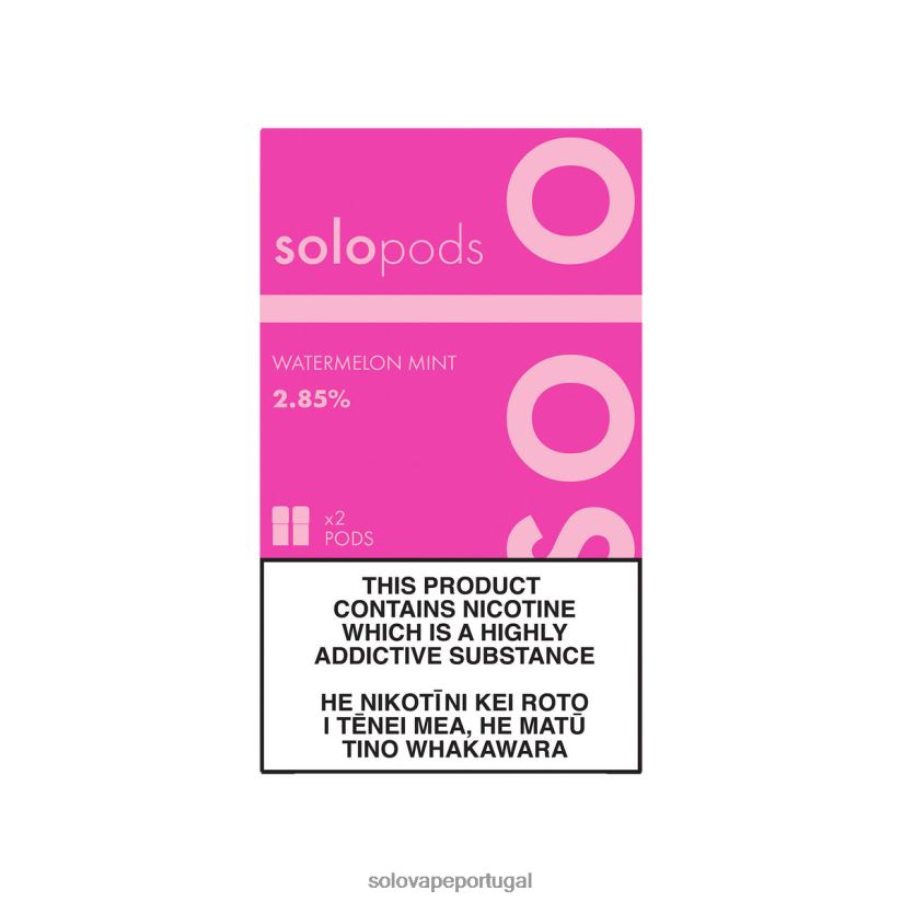 Solo cápsula de reposição pacote com 2 melancia hortelã T8868Z61 - Solo Vape Pods