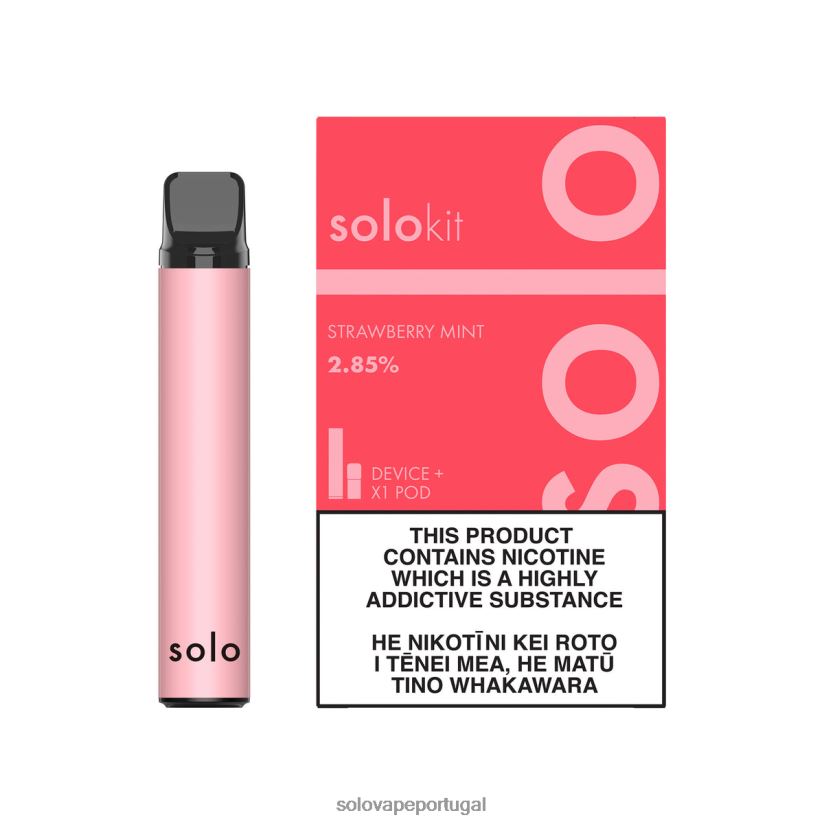 Solo conjunto de cápsulas hortelã morango T8868Z41 - Solo Vape Puffs