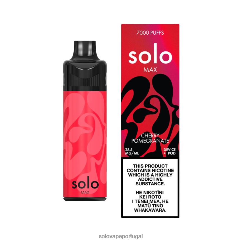 Solo MAX conjunto de cápsulas romã cereja T8868Z66 - Solo Vape Comprar